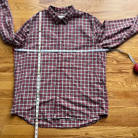 Denim & Supply Ralph Lauren Men's XXL Regular Fit Plaid Button-Down Shirt Preppy - Picture 3 of 12